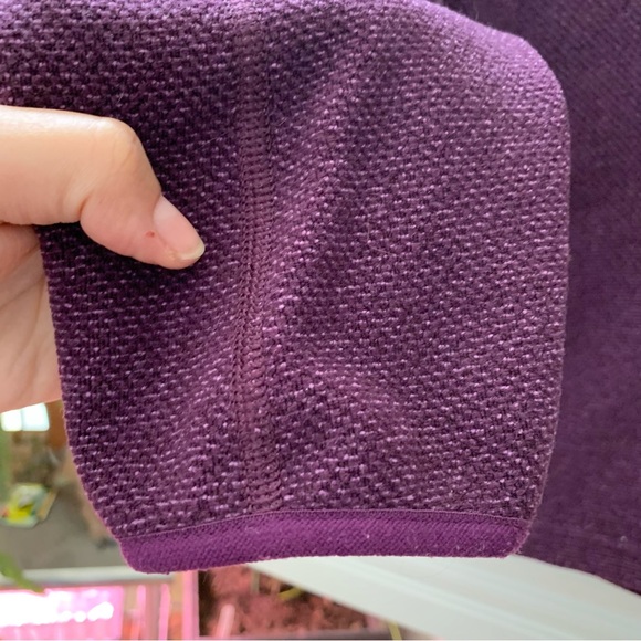 Duluth Trading Co. Checkpoint Violet Full Zip Jacket Mock Neck Softshell Fleece - Picture 4 of 8